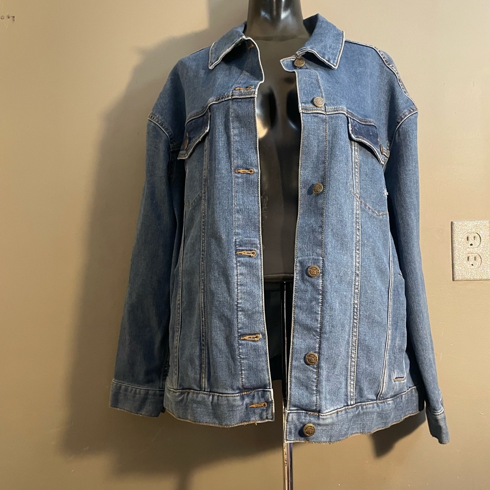 New Terra & sky plus size Denim Jacket